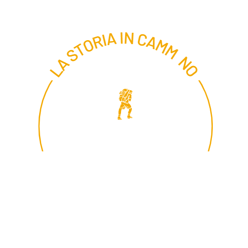 Logo La Storia in cammino white